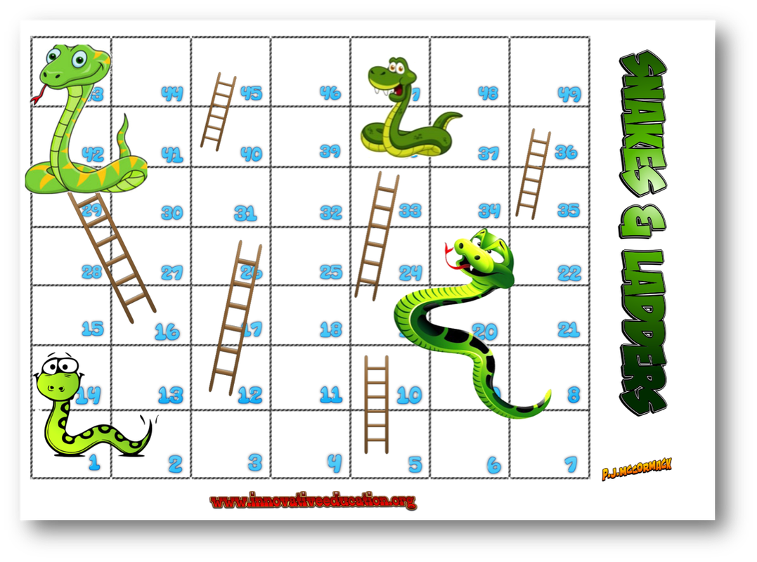 snakes-and-ladders-template